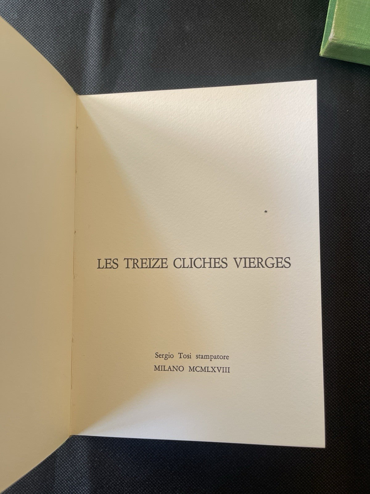 Man Ray – Les Treize Clichés Vierges  Ltd ed 550 310  Tosi, Milan, Jan 1969 RARE