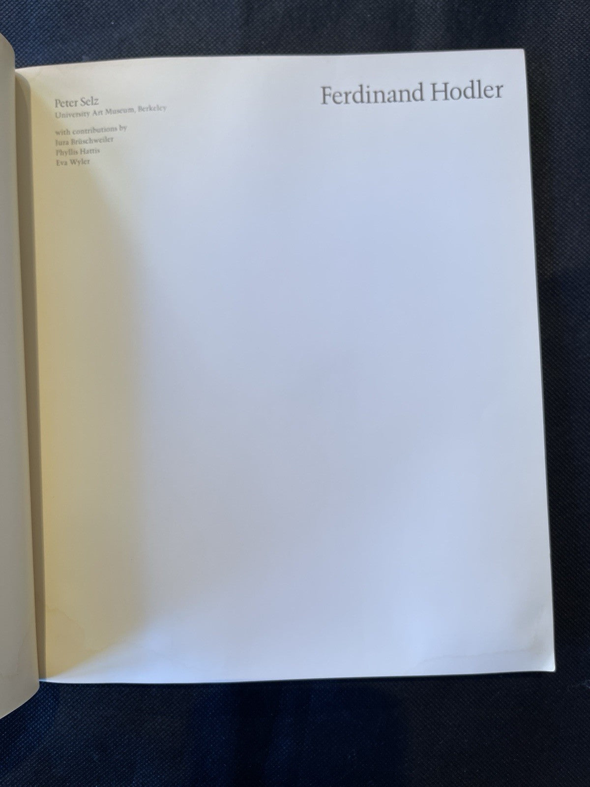 Ferdinand Hodler 1972 Catalogue And Invitation l