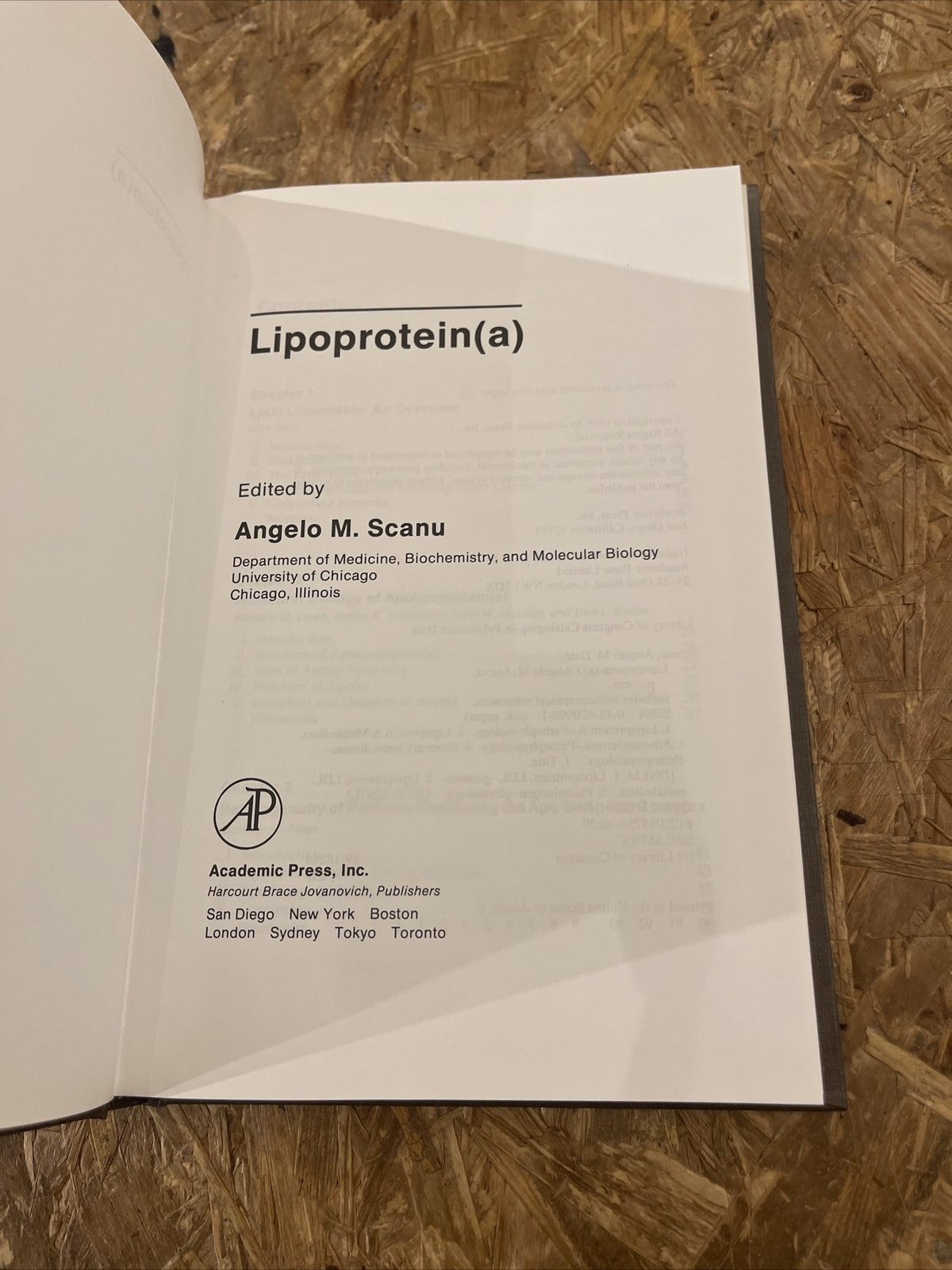 Lipoprotein(a) Edited By A. M. Scanu