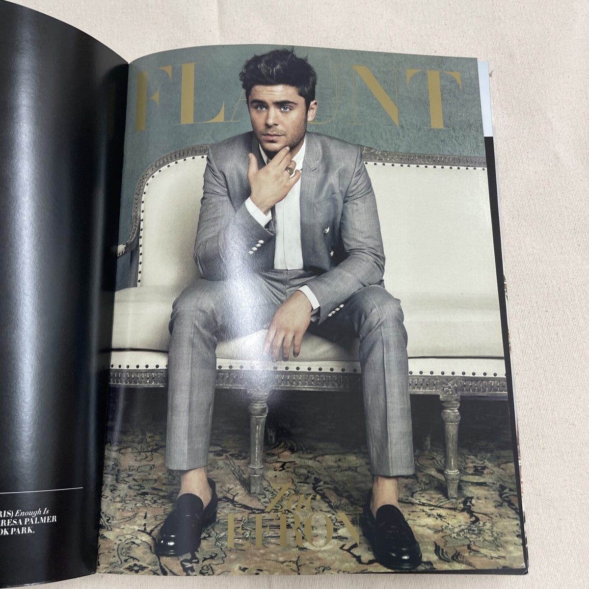 FLAUNT MAGAZINE ISSUE NO. 126 - RARE ! THE mercenary Issue Zac Efron