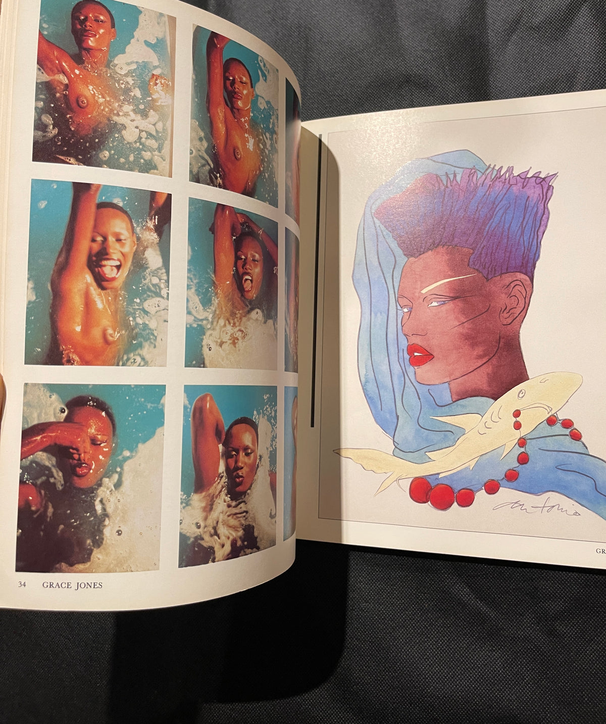 Antonio Lopez Signed Antonio’s Girls + Original Fashion Sketch