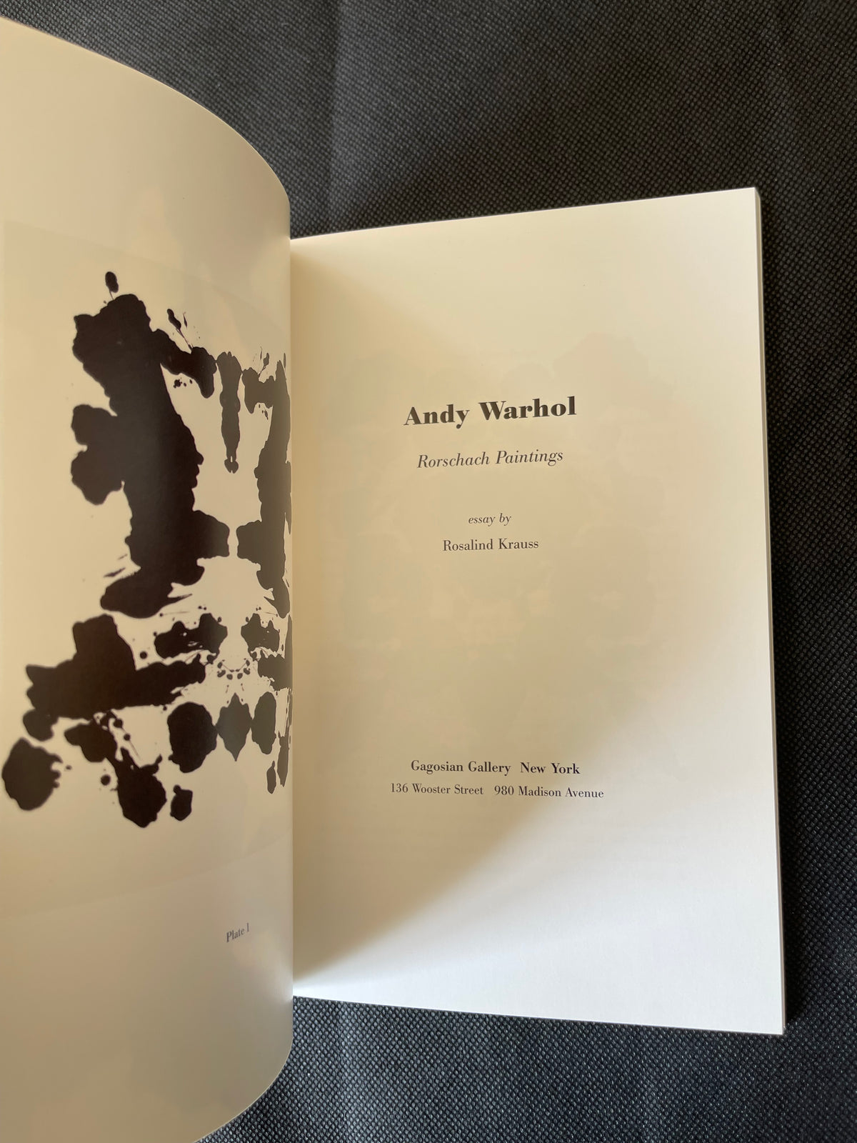 Andy Warhol Rorschach Paintings  Gagosian Fine