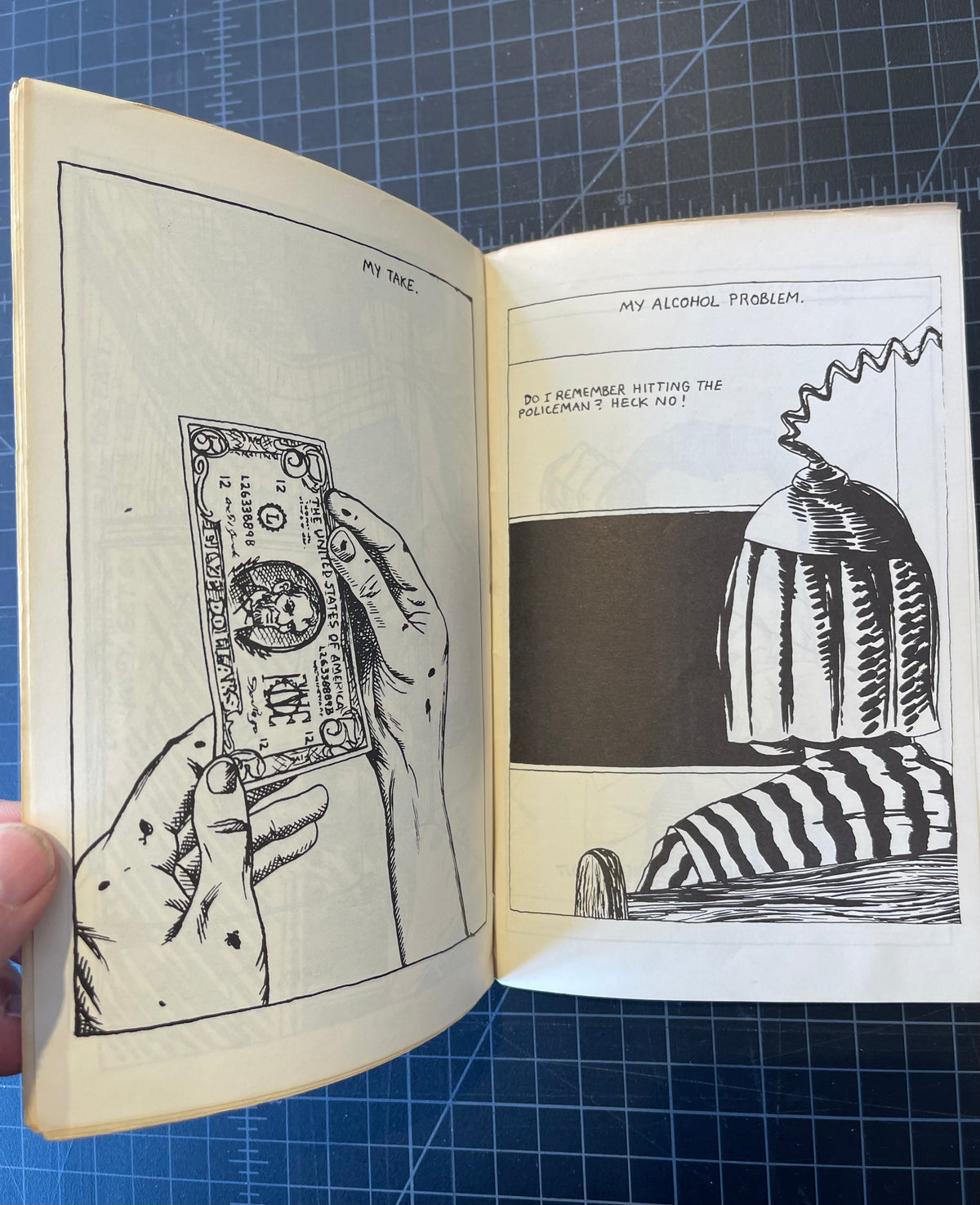 Raymond Pettibon Zine 267/400 TARPENNY, Nelson. The Bible, the Bottle, and the Bomb.