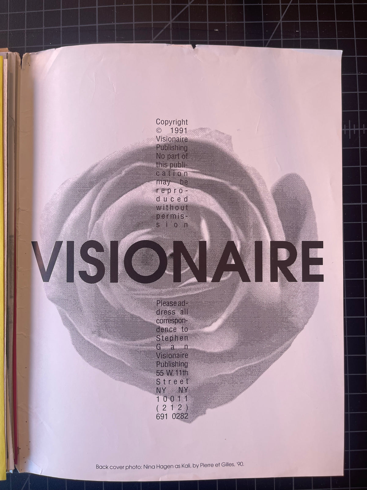 Visionaire Issue 1 "the Innocent issue" #273/1000