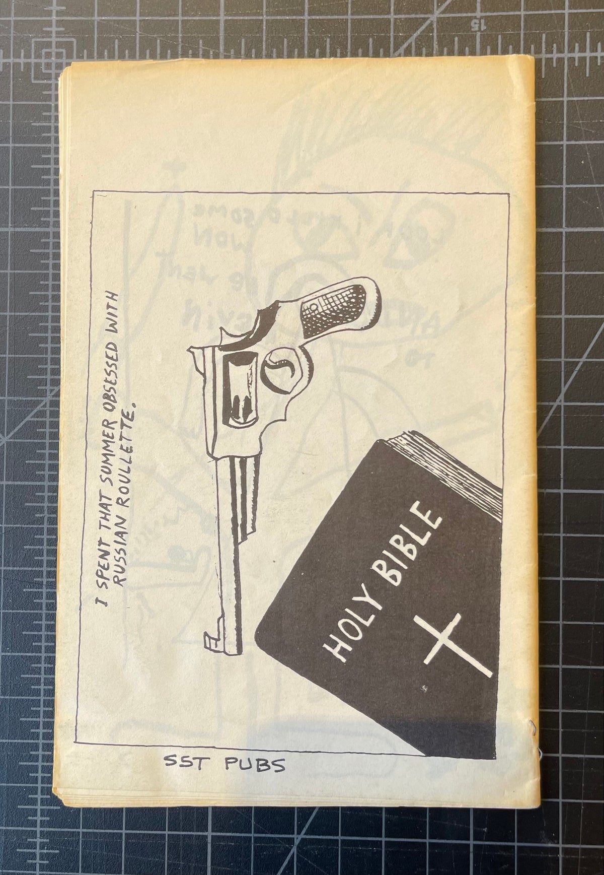 Raymond Pettibon Zine 267/400 TARPENNY, Nelson. The Bible, the Bottle, and the Bomb.