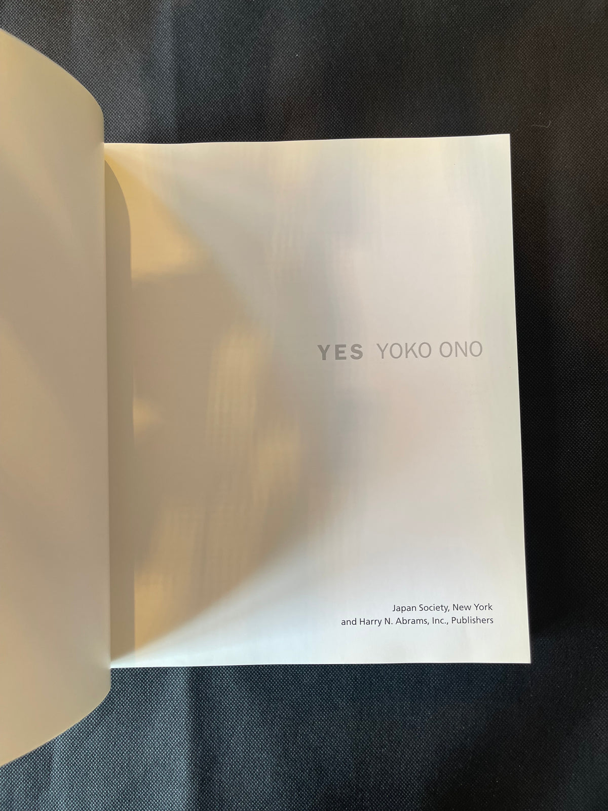 Yes Yoko Ono Signed  1st Ed. By Yoko