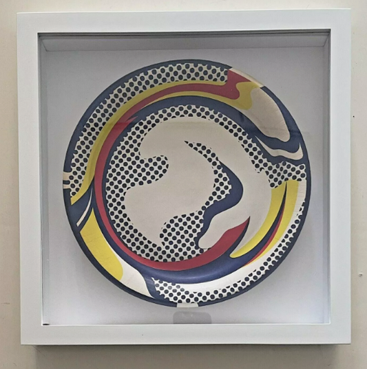 Roy Lichtenstein 1st ed. Paper Plate (1969 edition; framed) Excellent cond