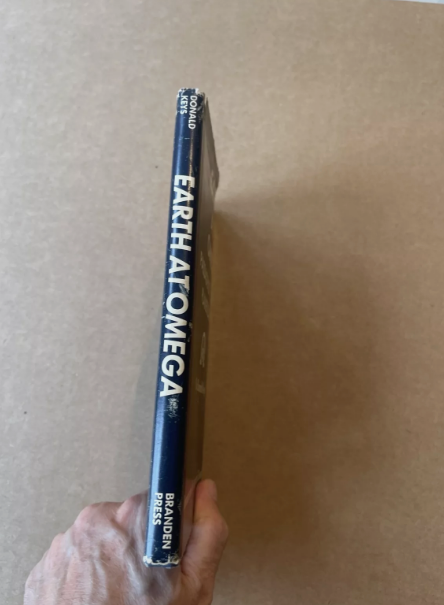 Earth at Omega: Passage to Planetization By Donald Keys Great Rare 1st Ed. Copy 1982