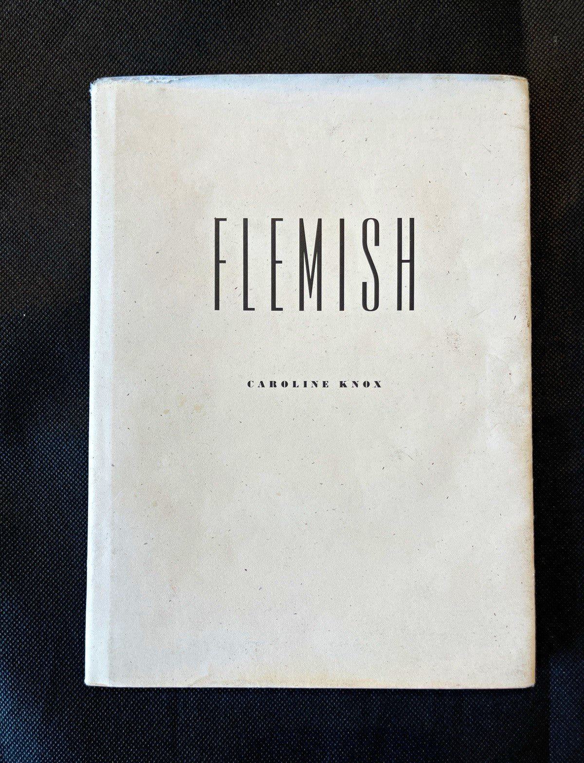 Caroline Knox Flemish Hardcover 2013 1st Ed Wave Books 033 Poetry